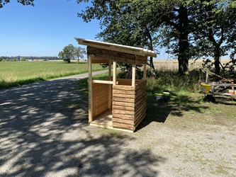 Hochsitzbau der Jagdschule im Kurs 2025