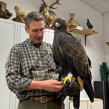 Beizjagdvorstellung im Jagdkurs 2025